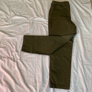 Lands' End Women’s Dark Olive Chinos